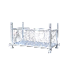 Gitterboxpalette 1,5t Tragkraft 1,50x0,87x0,50m lackiert Gitterboxpalette 1,5t Tragkraft 1,50x0,87x0,50m lackiert