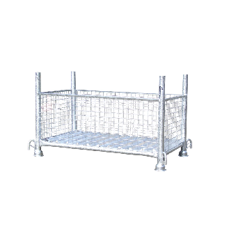 Gitterboxpalette 1,5t Tragkraft 1,50x0,87x0,50m lackiert-Beschreibung lesen