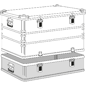 Zarges Transportkiste K470 Plus Unterteil 800x600x180mm 62l-Beschreibung lesen