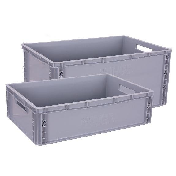 Coffre en plastique VARIOfit 45 l - 600 x 400 x 220 mm-Leggi tutto