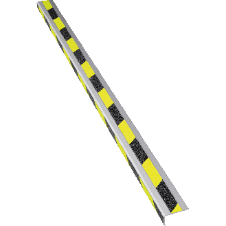 PERMALIGHT power Treppenkantenprofil, R13, gelb/schwarz, Aluminium, 1000x31x53mm-Beschreibung lesen