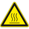 Warnschild Warnung vor heißer Oberfläche,ASR/ISO,Folie,selbstkl,,SL 300mm Warnschild Warnung vor heißer Oberfläche,ASR/ISO,Folie,selbstkl,,SL 300mm