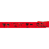 Warnband Bruchgefahr!Nicht werfen!, rot/schwarz, Polypropylen, 50mmx66m, 6 Rollen/VE Warnband Bruchgefahr!Nicht werfen!, rot/schwarz, Polypropylen, 50mmx66m, 6 Rollen/VE