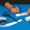 Magnetband, individuell beschriftbar, zum Zuschneiden, blau, 50mm, 30m/Rolle