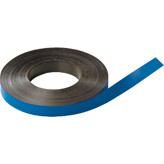 Magnetband, individuell beschriftbar, zum Zuschneiden, blau, 50mm, 30m/Rolle Magnetband, individuell beschriftbar, zum Zuschneiden, blau, 50mm, 30m/Rolle-Beschreibung lesen