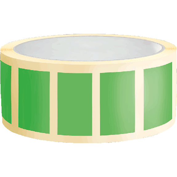 Organisationsetikett, beschriftbar, grün, Haftpapier, ablösbar, 50x25mm, 500/Rolle-Beschreibung lesen