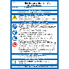 Maschinenbetriebsanweisung Elektro-Schweißarbeiten, Kunststoff, 210x297mm, ASR A1.3, DIN EN ISO 7010 Maschinenbetriebsanweisung Elektro-Schweißarbeiten, Kunststoff, 210x297mm, ASR A1.3, DIN EN ISO 7010