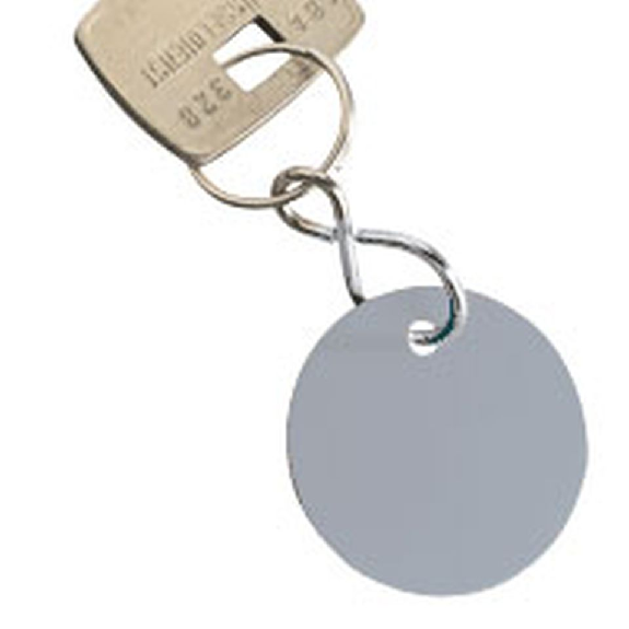 Schlüsselmarken blanko, silber, Aluminium, Ø 20mm, 100/VE Schlüsselmarken blanko, silber, Aluminium, Ø 20mm, 100/VE-Beschreibung lesen