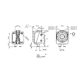 Kit Capteur de vision BVS0014 brides de fixat., connecteurs, logiciel - BAV BP-PH-00069-01 (SET0122)-Lire la description