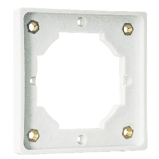 Adaptateur pour socle de tableau avec plastron 75x75, pour 2 modules - 10022-Lire la description