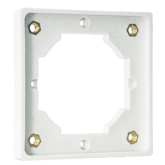 Adaptateur pour socle de tableau avec plastron 75x75, pour 2 modules - 10022-Lire la description