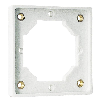 Adaptateur pour socle de tableau avec plastron 75x75, pour 2 modules - 10022