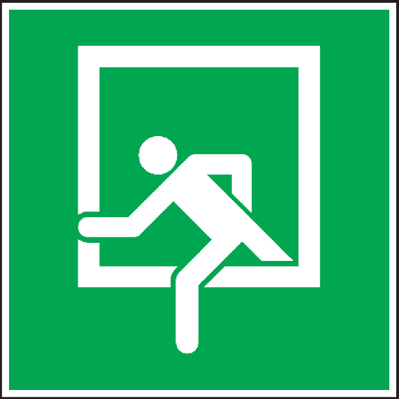 Rettungszeichen Notausstieg, Folie, selbstklebend, 200x200mm, ASR A1.3, DIN 4844 D-E019 Rettungszeichen Notausstieg, Folie, selbstklebend, 200x200mm, ASR A1.3, DIN 4844 D-E019-Beschreibung lesen