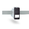 Support isolant avec vis de fixation, barre collectrice 3x10mm, gris - AB/SS-M