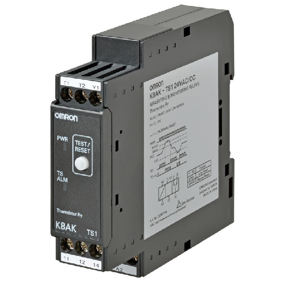 Relais de contrôle de température SPDT 5A, 100-240Vac - K8AK-TS1 100-240VAC Relais de contrôle de température SPDT 5A, 100-240Vac - K8AK-TS1 100-240VAC-Lire la description