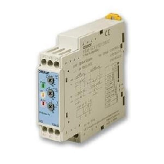 Relais de contrôle de sur/sous tension 1ph SPDT 6A-250VAC, 200-230VAC - K8AB-VS3 200/230VAC-Lire la description