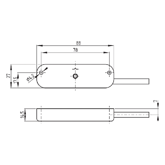 Int.de séc. magnétique codé (sans act.) 1NO+2NF Inox, C10m - BNS 40S-12Z 10,0M Int.de séc. magnétique codé (sans act.) 1NO+2NF Inox, C10m - BNS 40S-12Z 10,0M-Lire la description