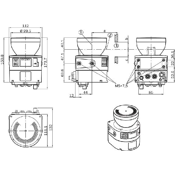 Scrutateur microScan3 Core EFI-pro P=5,5 m, Angle 275°, 8 champs - MICS3-ABAZ55ZA1P01 Scrutateur microScan3 Core EFI-pro P=5,5 m, Angle 275°, 8 champs - MICS3-ABAZ55ZA1P01-Lire la description
