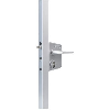 Serrure LAKQ  - Finition: laquée arnt | Profil: 60 à 80 mm