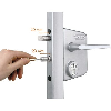Serratura tubolare laccata per profilo da 60 a 80 mm Serratura tubolare laccata per profilo da 60 a 80 mm