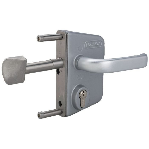 Serrure LSKZ pour portail coulissant - Finition: Inox Serrure LSKZ pour portail coulissant - Finition: Inox-Lire la description
