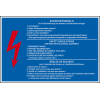 Hinweisschild Sicherheitsregeln, 3-sprachig, praxisbewährt, Folie, 200x300mm Hinweisschild Sicherheitsregeln, 3-sprachig, praxisbewährt, Folie, 200x300mm