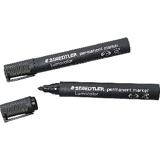 STAEDTLER Lumocolor permanent marker 352 Dry Safe, schwarz, 5/VE-Beschreibung lesen