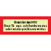 PERMALIGHT power langnachleuchtend Feuerwehrschild Brandschutztür Tür nach..., Folie, 210x74mm PERMALIGHT power langnachleuchtend Feuerwehrschild Brandschutztür Tür nach..., Folie, 210x74mm