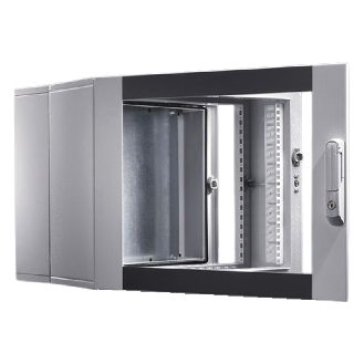 Coffret 19 3 parties 12U, IP55 600x612x473mm (LxHxP) - EL 2262.605"-Lire la description