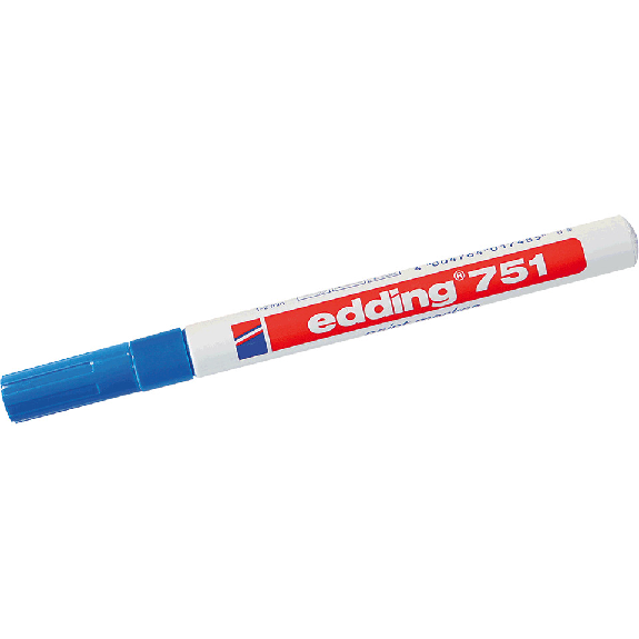 edding Lackmarker 751, wisch- und wasserfest, blau, Strichstärke ca. 2mm, 3/VE edding Lackmarker 751, wisch- und wasserfest, blau, Strichstärke ca. 2mm, 3/VE-Beschreibung lesen