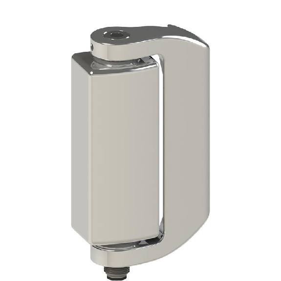Charnière de sécurité inox 2NO+2NF rupt. lente 90°, M12 8P - HX BH22-KSMH90-Lire la description
