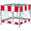 Schachtschutzgitter 4-teilig feuerverzinkt 1000x1000mm Schachtschutzgitter 4-teilig feuerverzinkt 1000x1000mm