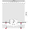 Infektionsschutzscheibe, mit Standfüßen und Durchreiche, ca. 1000x900mm Infektionsschutzscheibe, mit Standfüßen und Durchreiche, ca. 1000x900mm