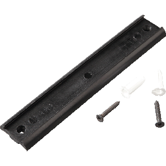 RS-GUIDESYSTEMS Wandclip, zum Einhängen des 100mm-Gurtes, schwarz, Kunststoff-Beschreibung lesen