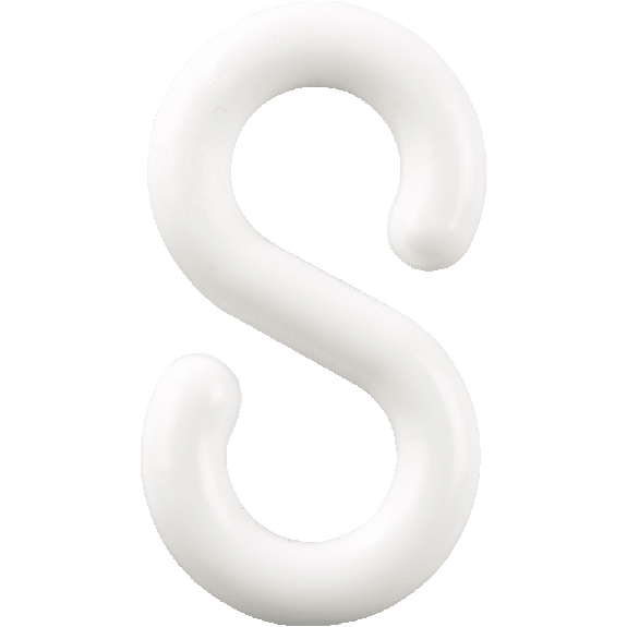 S-Haken, weiß, Kunststoff, Ø 8mm, 10/VE S-Haken, weiß, Kunststoff, Ø 8mm, 10/VE-Beschreibung lesen