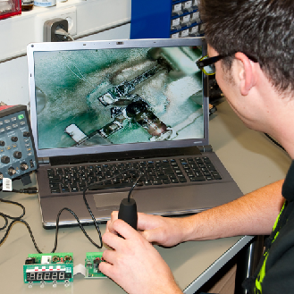 PCE Instruments USB-Mikroskop PCE-MM 800 |200 ... 1600-fache Vergrößerung |maximale Darstellung: 1600 x 1200 Pixel-Beschreibung lesen
