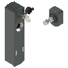 Interrupteur de sécurité RFID avec électroaimant et verrouillage Interrupteur de sécurité RFID avec électroaimant et verrouillage