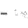 Int. de séc. sans contact (avec act.) Sao=25mm OSSD(x2), M12 5P+C0.2m - TR4-SBM02CB