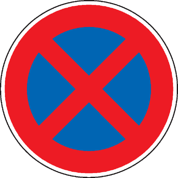 Verkehrszeichen Absolutes Haltverbot, Nr.283, Folie, selbstklebend, Ø 200mm Verkehrszeichen Absolutes Haltverbot, Nr.283, Folie, selbstklebend, Ø 200mm-Beschreibung lesen
