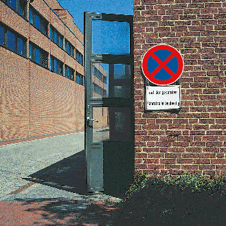 Verkehrszeichen Absolutes Haltverbot, Nr.283, Folie, selbstklebend, Ø 200mm-Beschreibung lesen