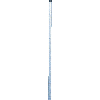 Rohrpfosten zum Einbetonieren, Stahl, Ø 60mm, Länge 3000mm, Wandstärke 2mm