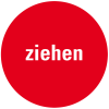 Türhinweis Ziehen, verhindert Stoßverletzungen, rot, Folie, selbstklebend, Ø 100mm Türhinweis Ziehen, verhindert Stoßverletzungen, rot, Folie, selbstklebend, Ø 100mm