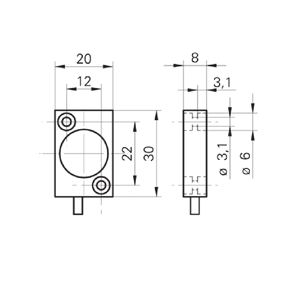 Capteur angulaire magnétique Angle 270° - MDFM 20I9424/KS35PC270 Capteur angulaire magnétique Angle 270° - MDFM 20I9424/KS35PC270-Lire la description