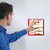 Notfallplan Verhalten im Brandfall, Kunststoff, 200x200mm