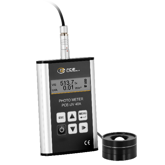 PCE Instruments Misuratore di raggi UV PCE-UV 40A-Leggi tutto