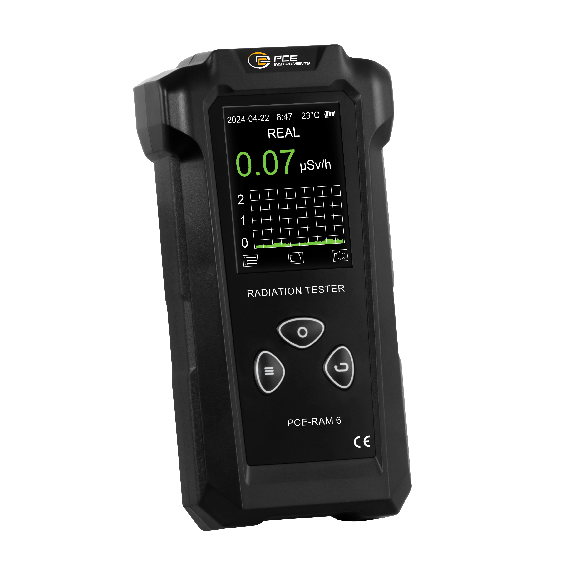 PCE Instruments Radiomètre PCE-RAM 6 Radiation bêta, gamma et rayons X |Plage 0  1000 µSv/h-Lire la description
