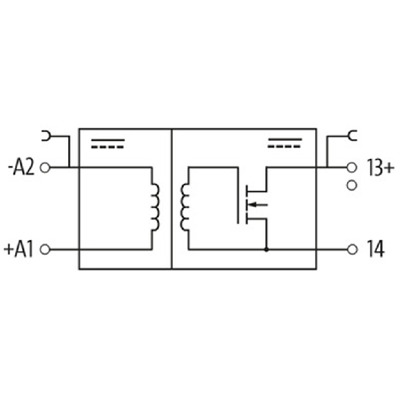 Coupleur inductif 24V 5A 30kHz, à ressort - 6652700-Lire la description