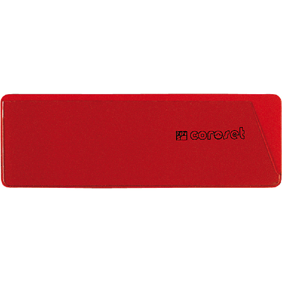 coroset magnetische Etikettenhalter, rot, 97x58mm, 100/VE coroset magnetische Etikettenhalter, rot, 97x58mm, 100/VE-Beschreibung lesen