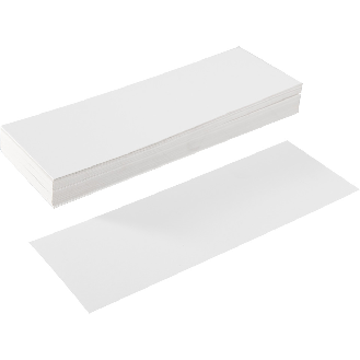 Papierstreifen, individuell beschriftbar, weiß, 37x500mm, 100/VE-Beschreibung lesen