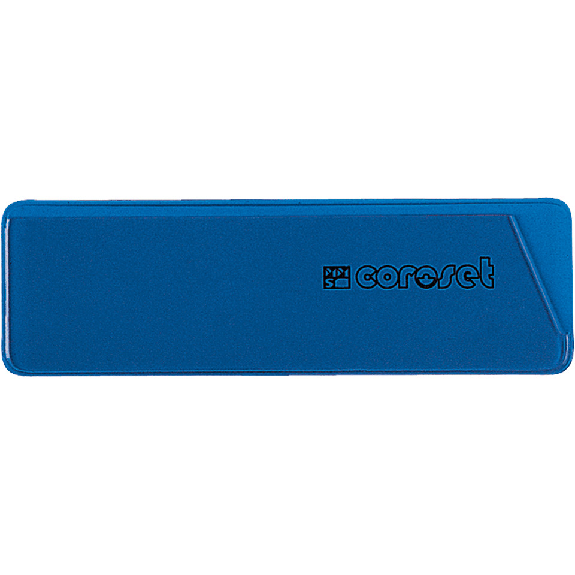 coroset magnetische Etikettenhalter, blau, 97x30mm, 100/VE-Beschreibung lesen